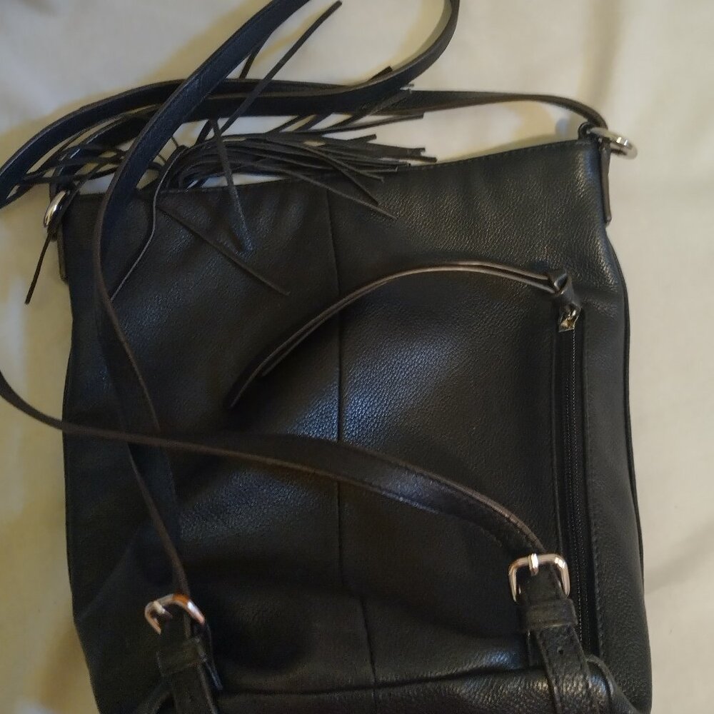 Clark's pebbled leather back pack/purse